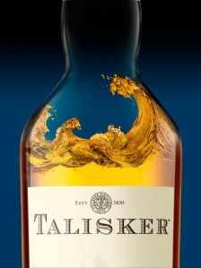 Talisker on blue 